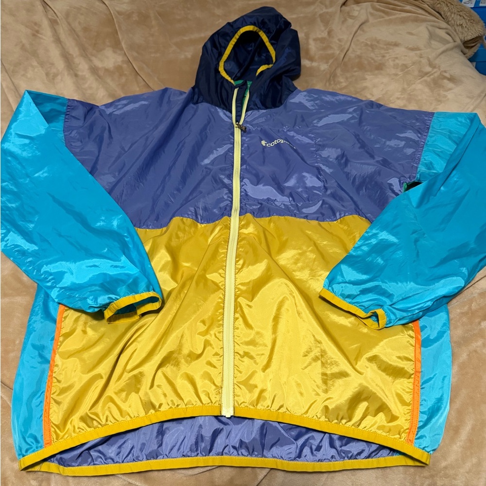 Cotopaxi Teca Colorful Windbreaker Jacket Women’s Large Men’s Medium